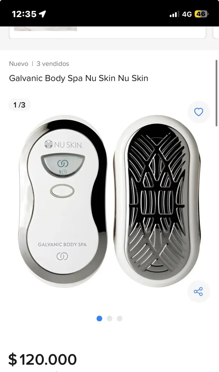 Dispositivo Galvánico Corporal Nu Skin - 3