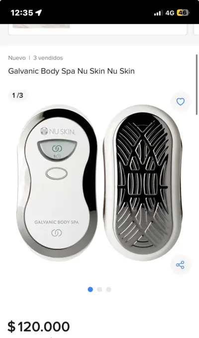 Dispositivo Galvánico Corporal Nu Skin - miniatura 3
