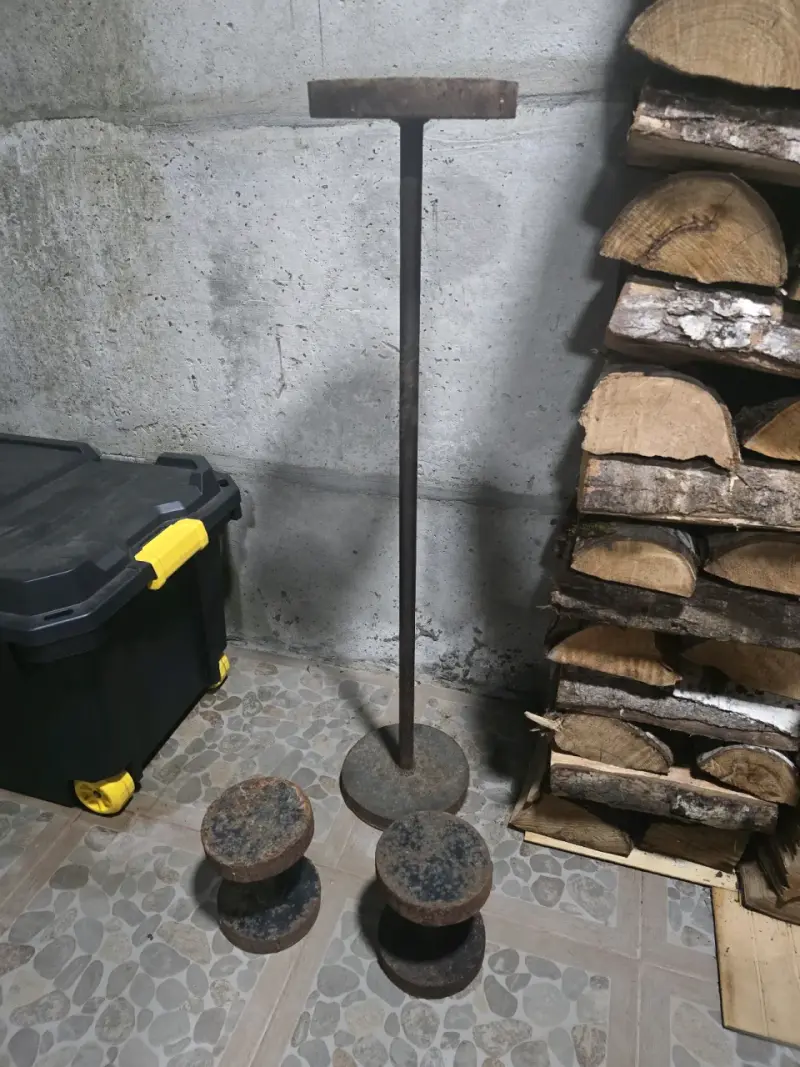 Pesas de fierro para ejercicio en casa