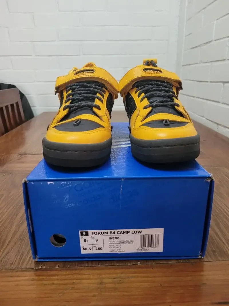 Zapatillas Adidas Forum 84 Camp Low Amarillas - 4