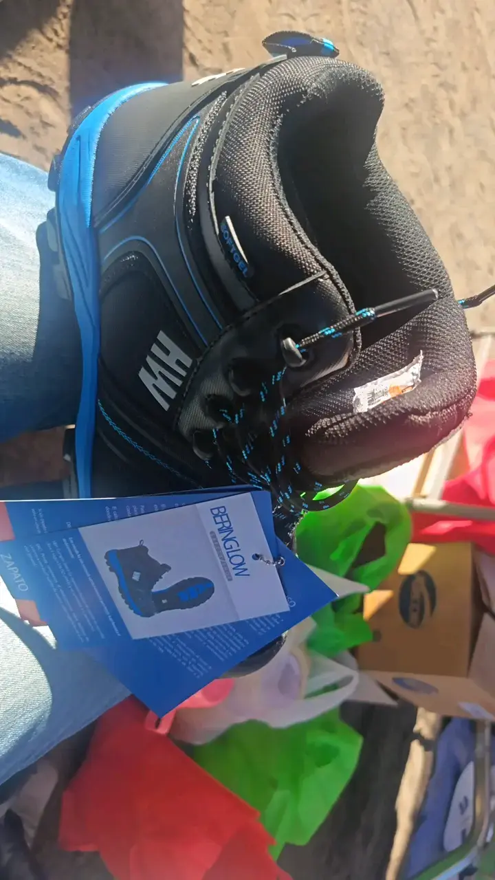 Botas de trabajo Hardwork negras con detalles azules - 2