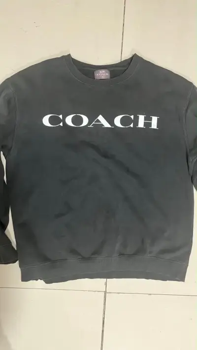 Polerón negro Coach para hombre - miniatura 1