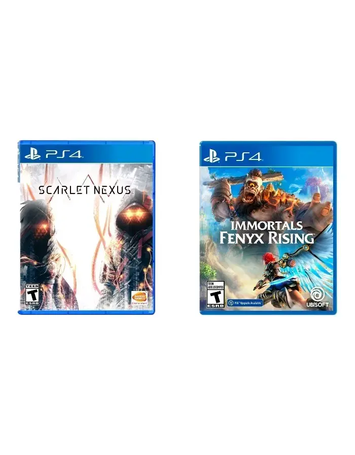 Juegos PS4 Scarlet Nexus e Immortals Fenyx Rising