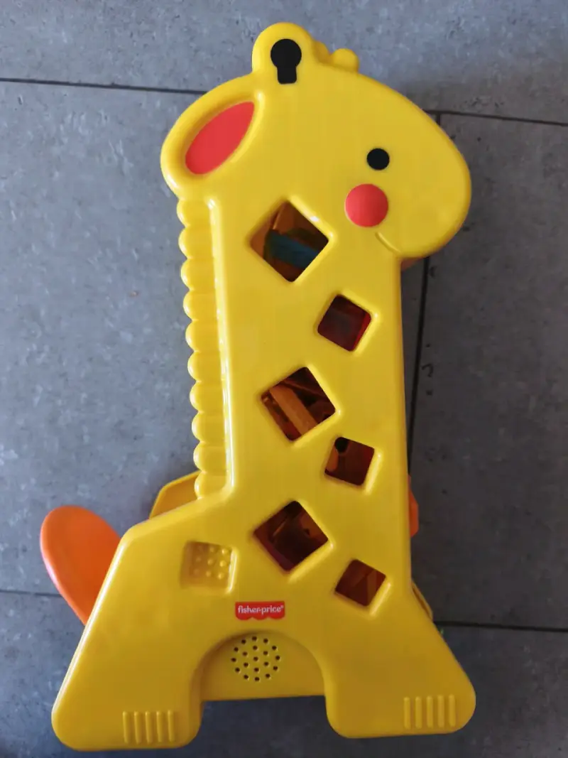 Juguete educativo jirafa Fisher-Price con bloques - 2
