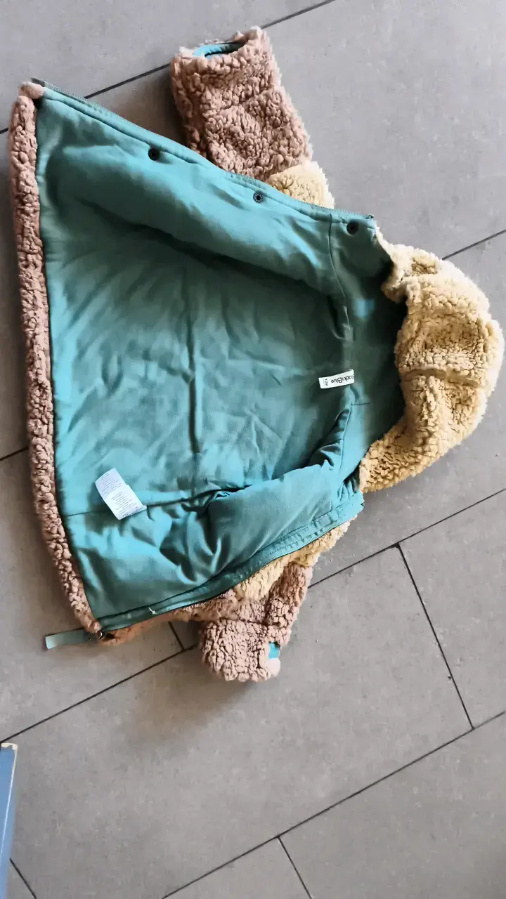 Chaqueta de lana para niños con capucha - 2