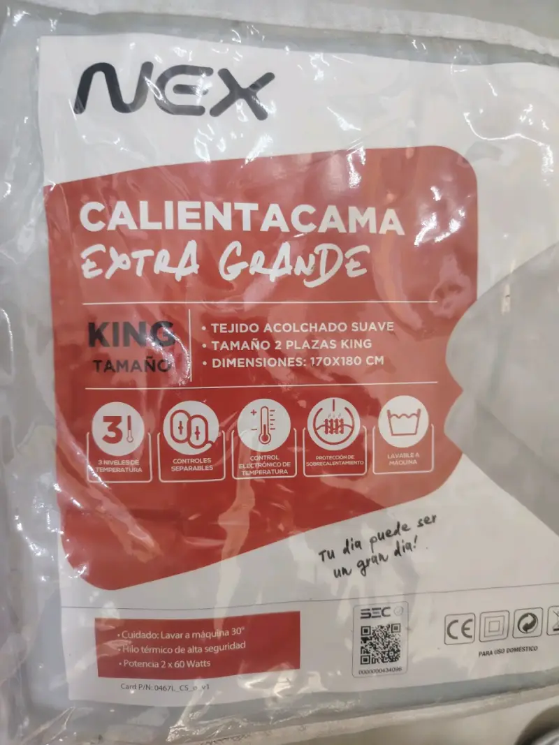 Calientacama Nex Extra Grande King 170x180 cm - 3