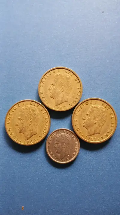 Monedas antiguas de Juan Carlos  España 1982,83,89 - miniatura 1