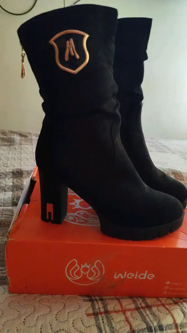 Botas negras de tacón alto Weide - 1