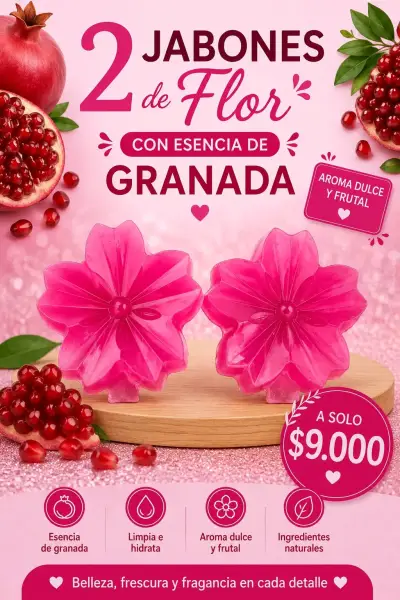 Set de jabones artesanales con esencias frutales - miniatura 4