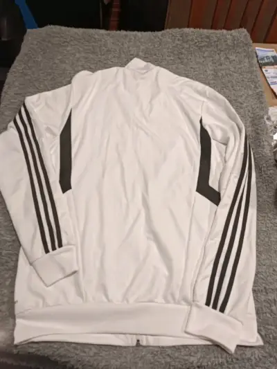 Chaqueta deportiva blanca Adidas AEROREADY - miniatura 2