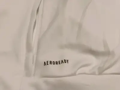 Chaqueta deportiva blanca Adidas AEROREADY - miniatura 3