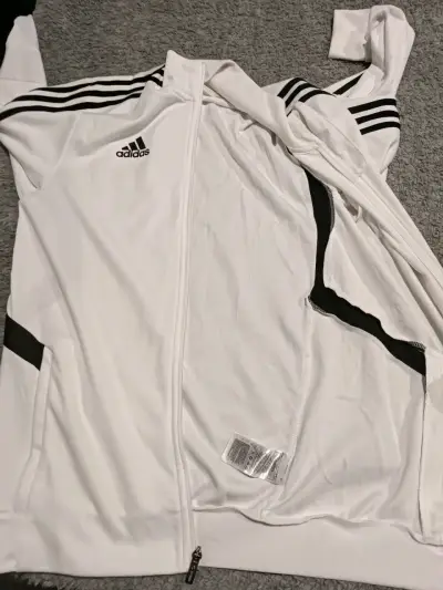 Chaqueta deportiva blanca Adidas AEROREADY - miniatura 4