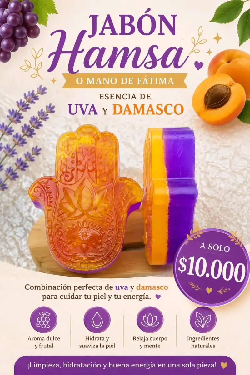 Set de Jabones Artesanales con Esencias de Frutas - 1