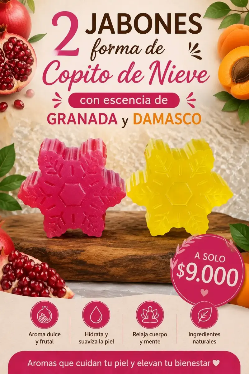 Set de Jabones Artesanales con Esencias de Frutas - 2