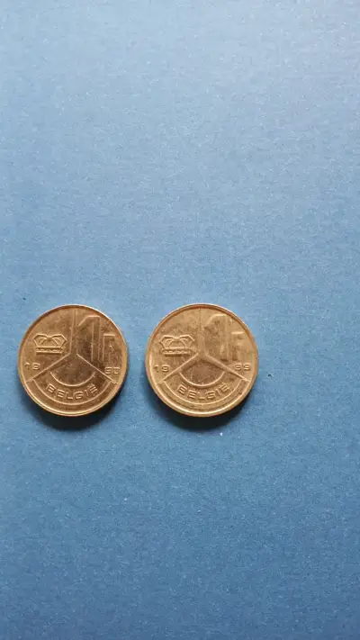 Monedas antiguas de 1 franco belga 1980 - miniatura 2