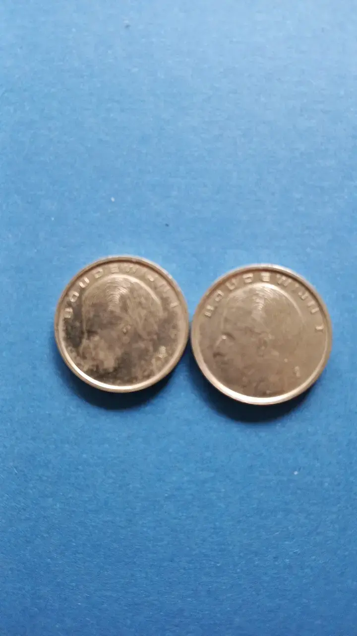 Monedas antiguas de 1 franco belga 1980 - 3