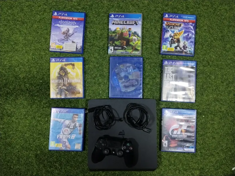 Consola PS4 con juegos y control - 1