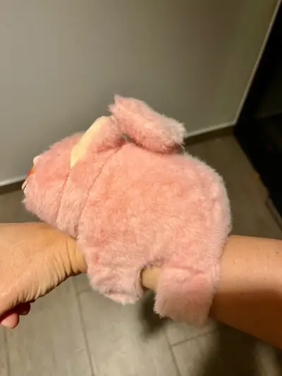 Labubu Peluche de animal rosado con orejas - miniatura 3
