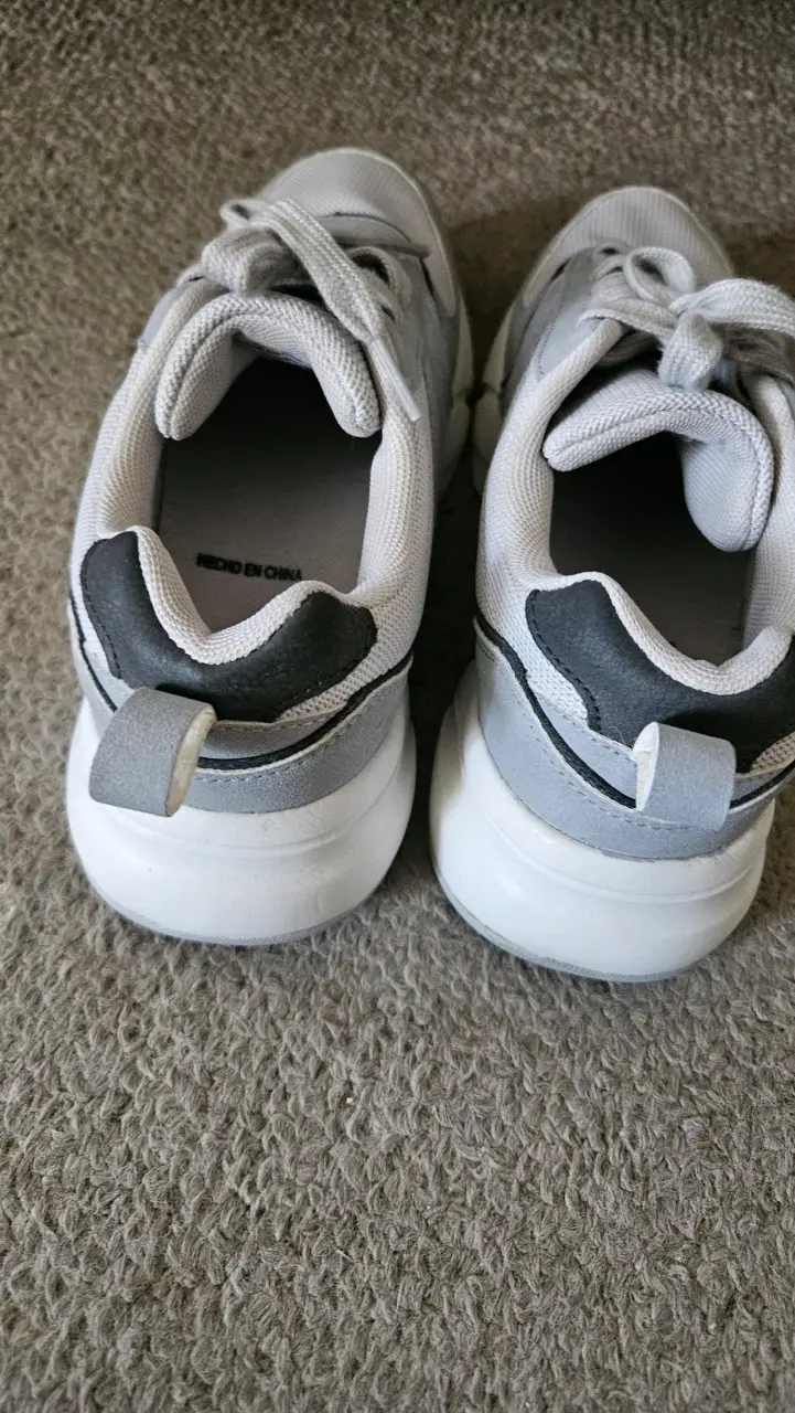 Zapatillas grises mujer talla 37 usadas - 3