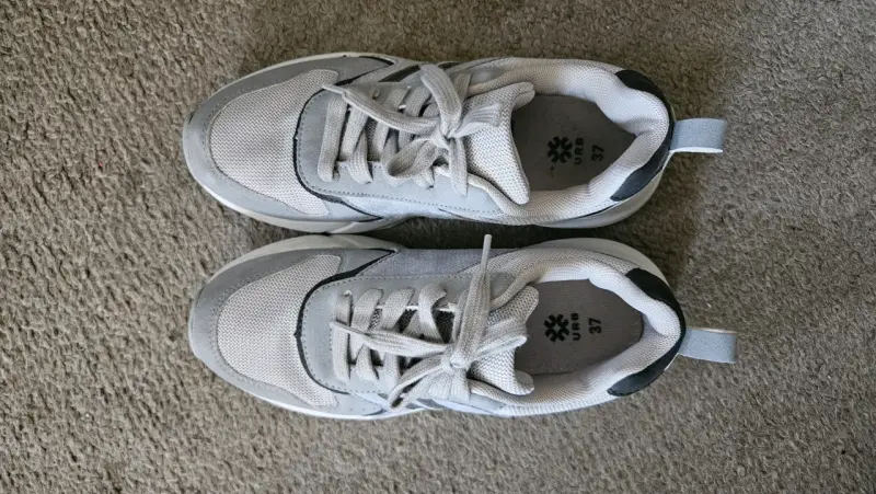 Zapatillas grises mujer talla 37 usadas - 4