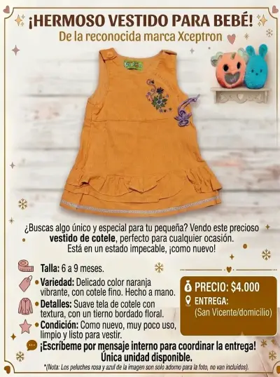 Abrigo para bebé Limonada crema con capucha - miniatura 6