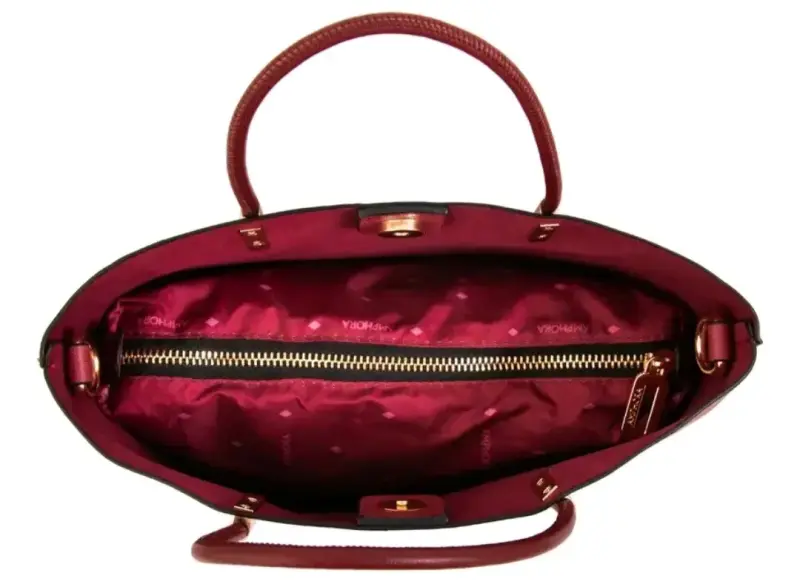 Cartera Bandolera Amphora Valencia – Rojo Oscuro ❤️ - 4