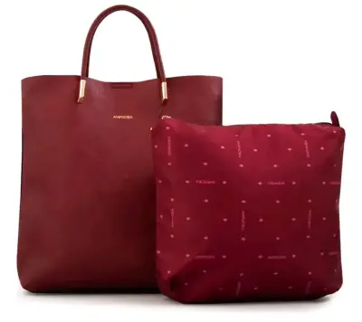 Cartera Bandolera Amphora Valencia – Rojo Oscuro ❤️ - miniatura 5
