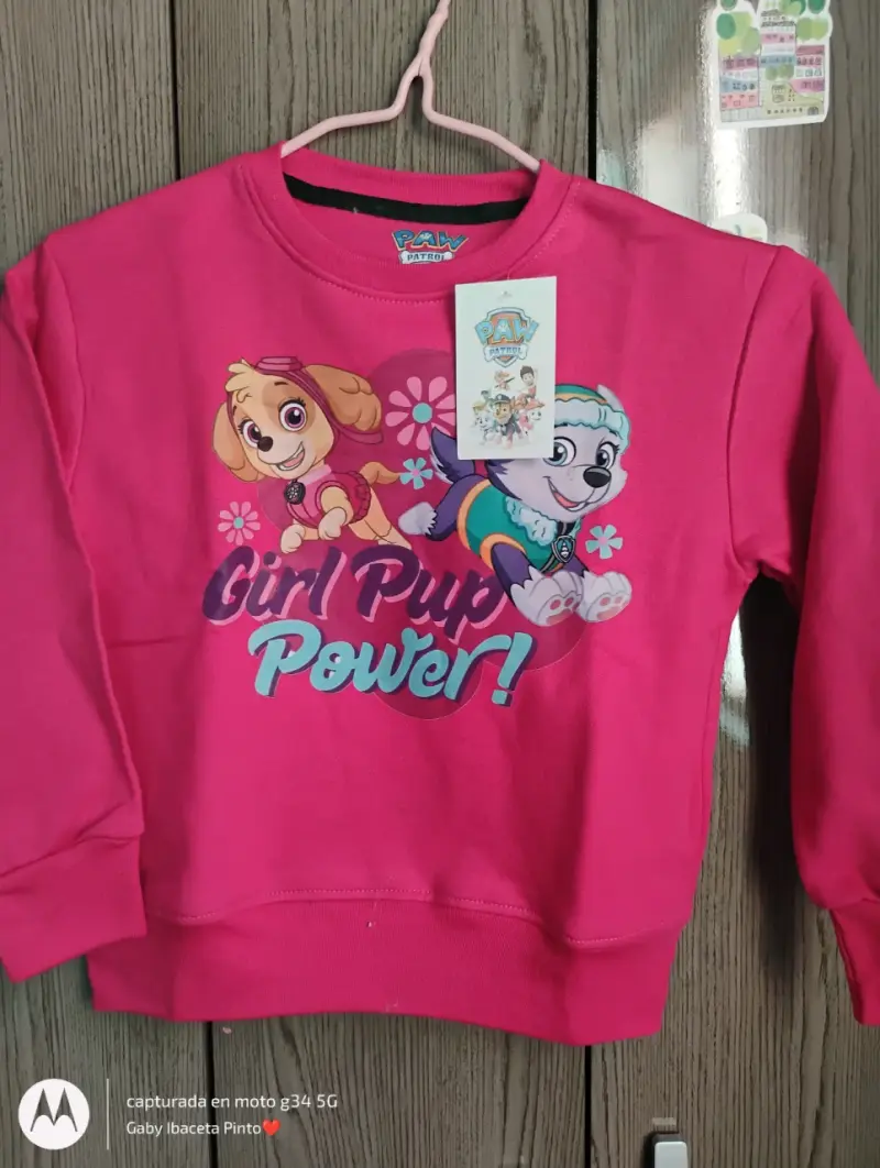 Polerón Infantil Paw Patrol y Disney - 1