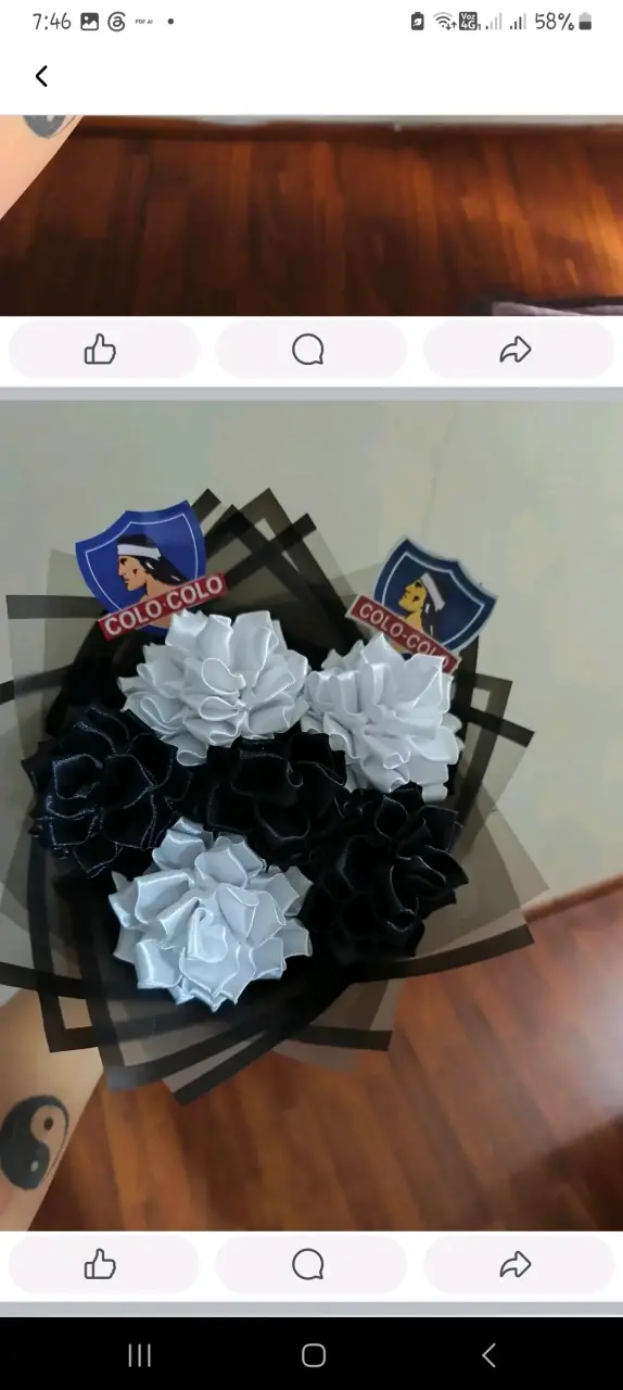 Ramo de flores artificiales con peluche - 5