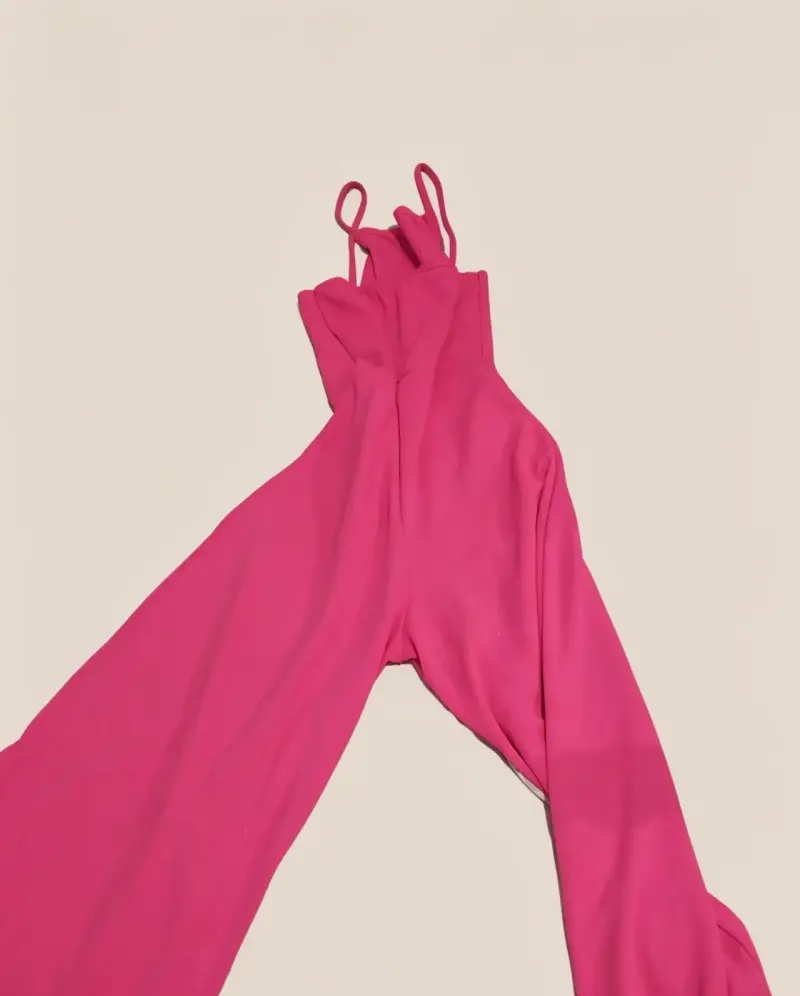 Vestido corto de encaje blanco para mujer - 1