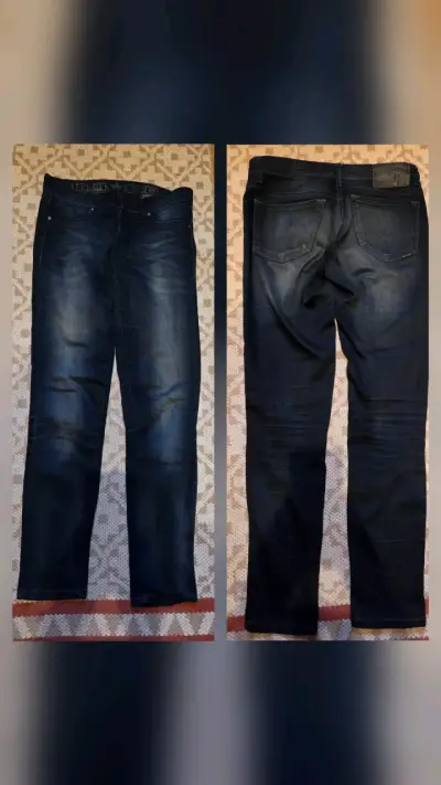 ZARA Jeans de mezclilla azul para hombre - miniatura 1