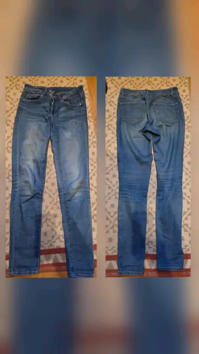 ZARA Jeans de mezclilla azul para hombre - miniatura 2