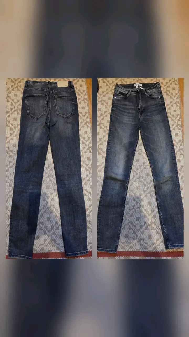 ZARA Jeans de mezclilla azul para hombre - 3