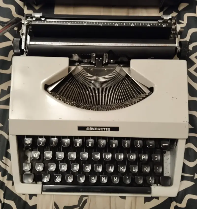 Máquina de Escribir Silverette Vintage