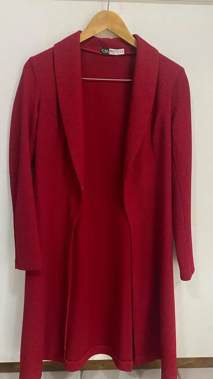 Abrigo largo rojo Cachet para mujer - 3