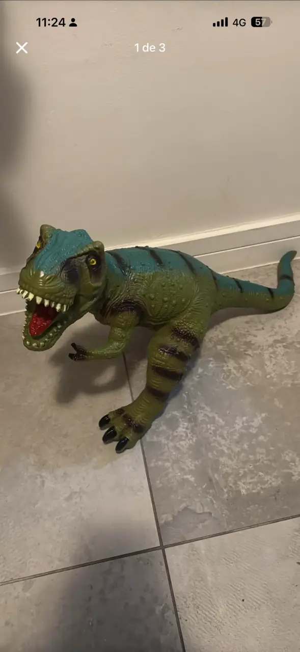 Figura de dinosaurio T-Rex con sonido - 3
