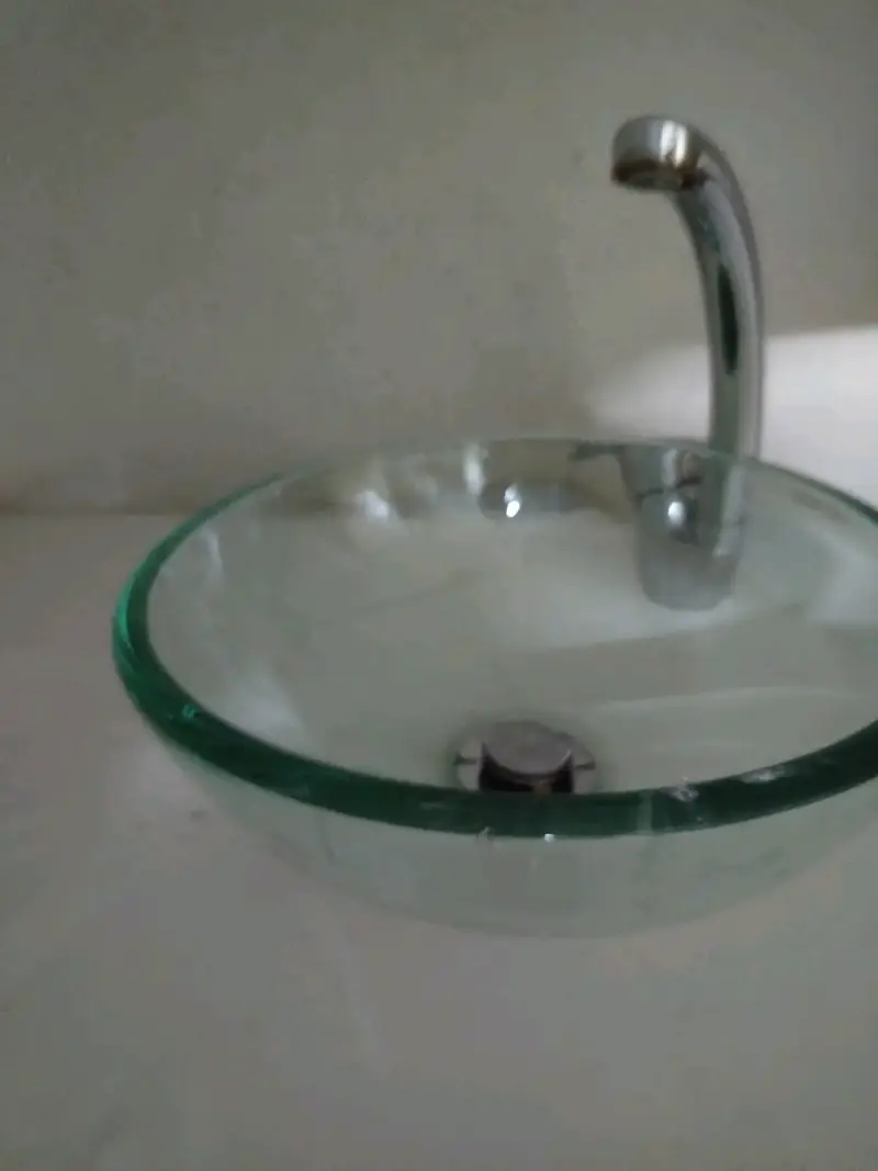 Mueble de baño con lavamanos de vidrio - 3