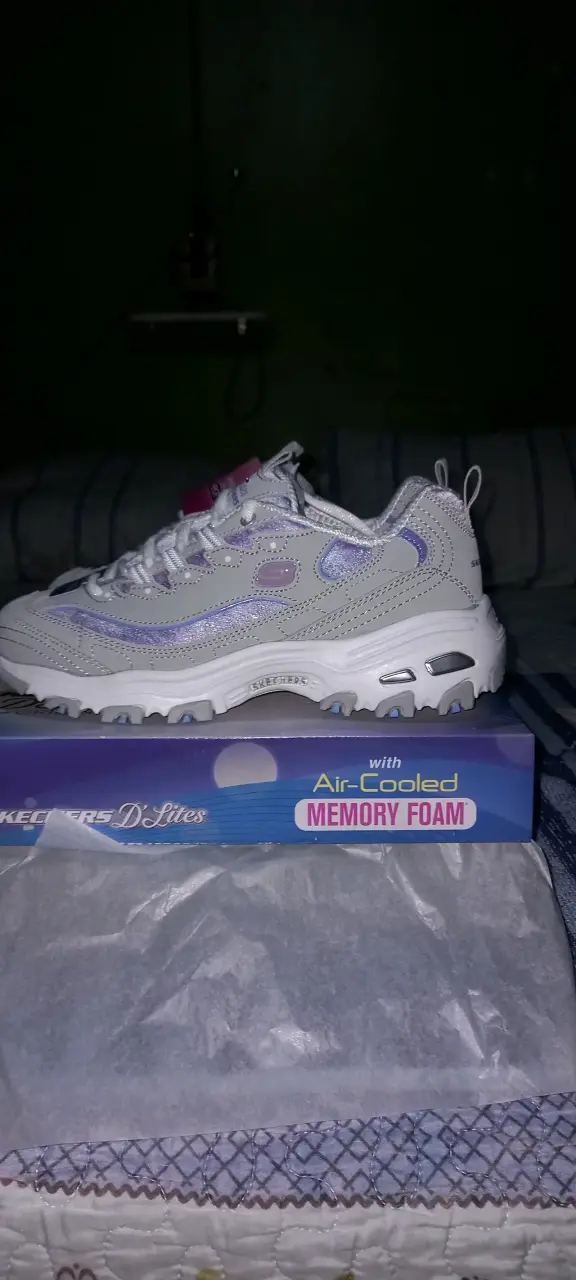 Zapatillas Skechers D'Lites Memory Foam Mujer - 1