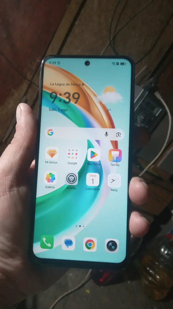 Smartphone Honor verde en buen estado - 2