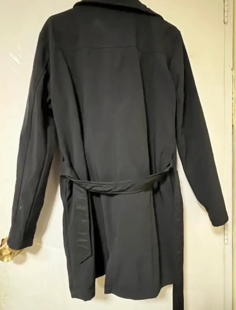 Abrigo negro XL - 2