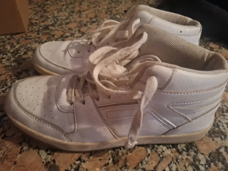 Zapatillas deportivas blancas de caña alta - 4