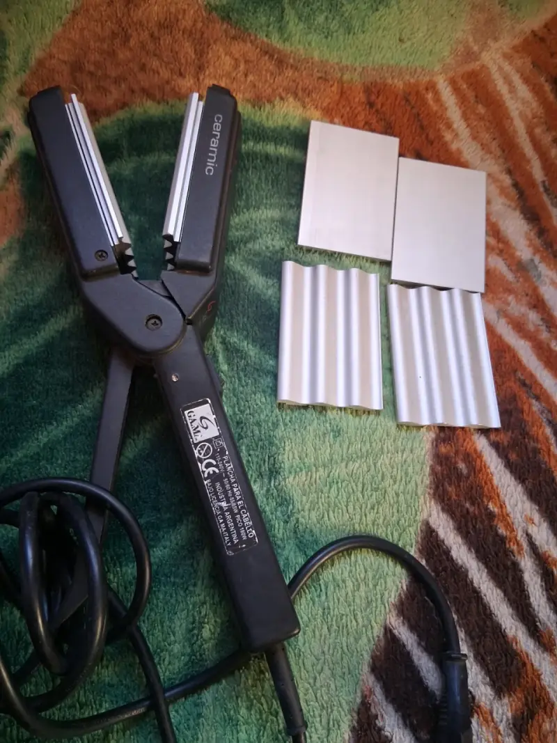 Plancha de cabello cerámica con placas intercambiables - 3