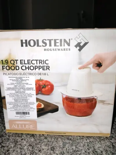 Picatodo eléctrico Holstein de 1.8L con cuchillas de acero - miniatura 2