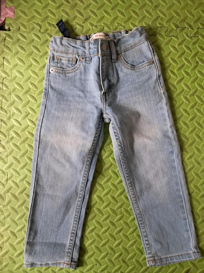 Jeans de mezclilla para niños Levi's azul claro - 1