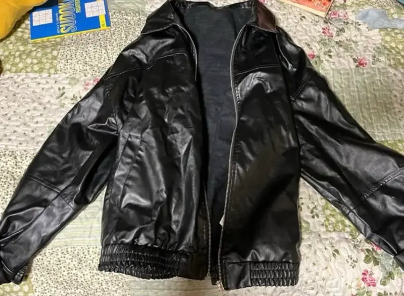 Chaqueta bomber XL cuerina - 2