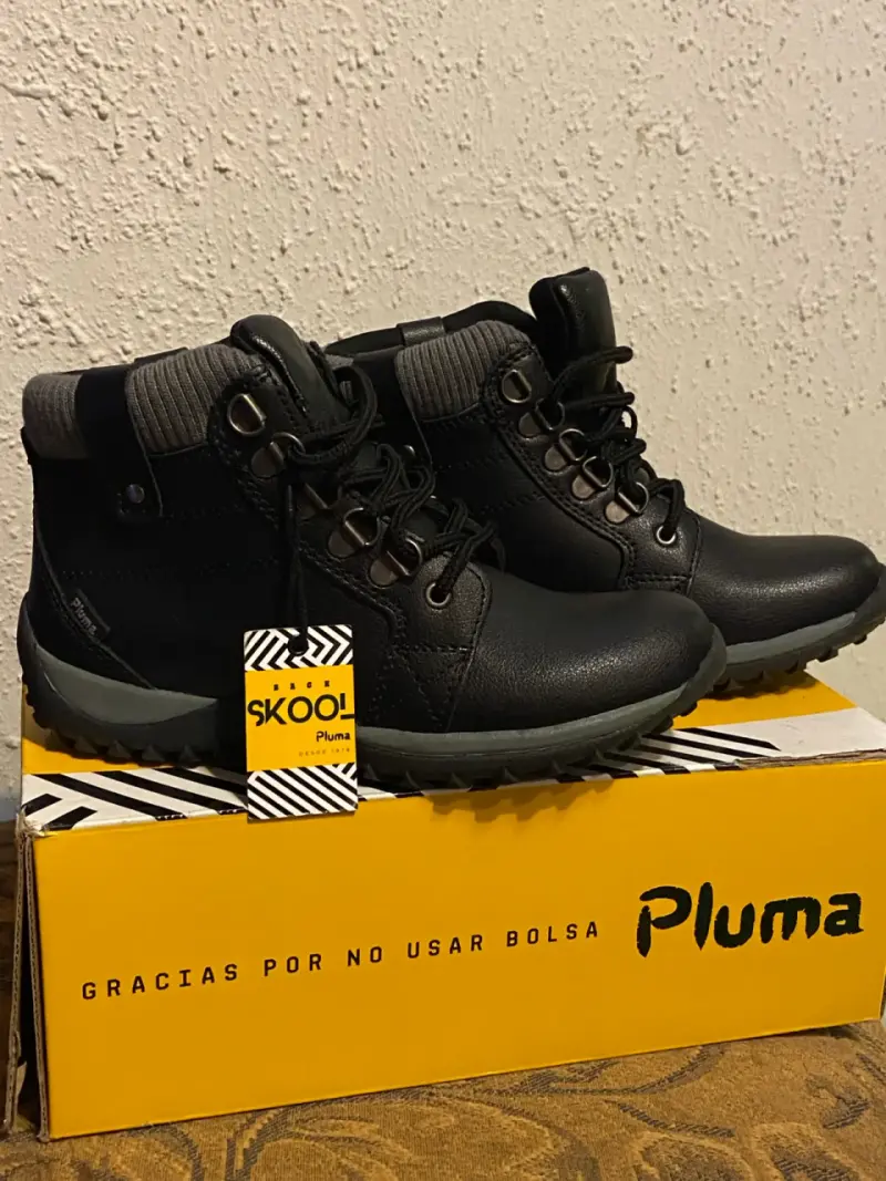 Botín negro Pluma n 35 nuevos - 1