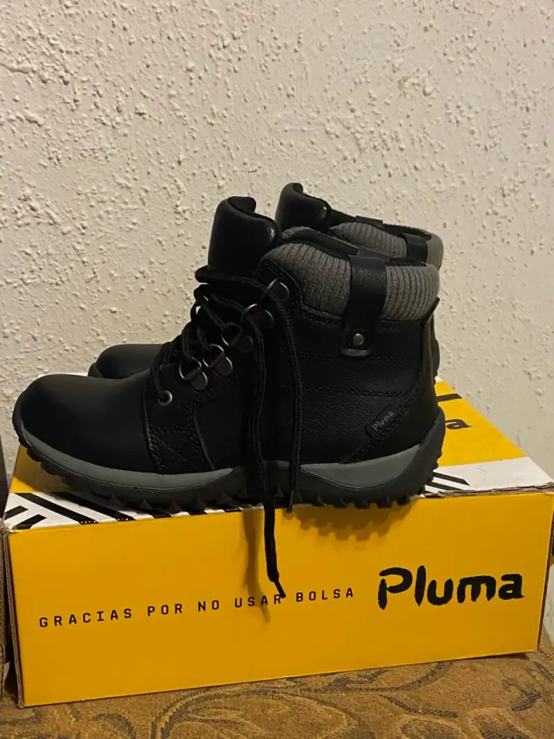 Botín negro Pluma n 35 nuevos - 3
