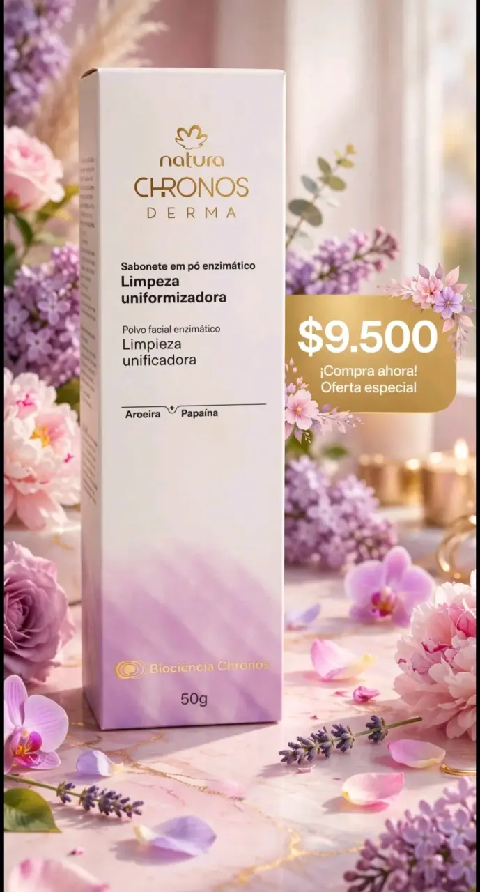 Jabón en Polvo Enzimático Natura Chronos Derma