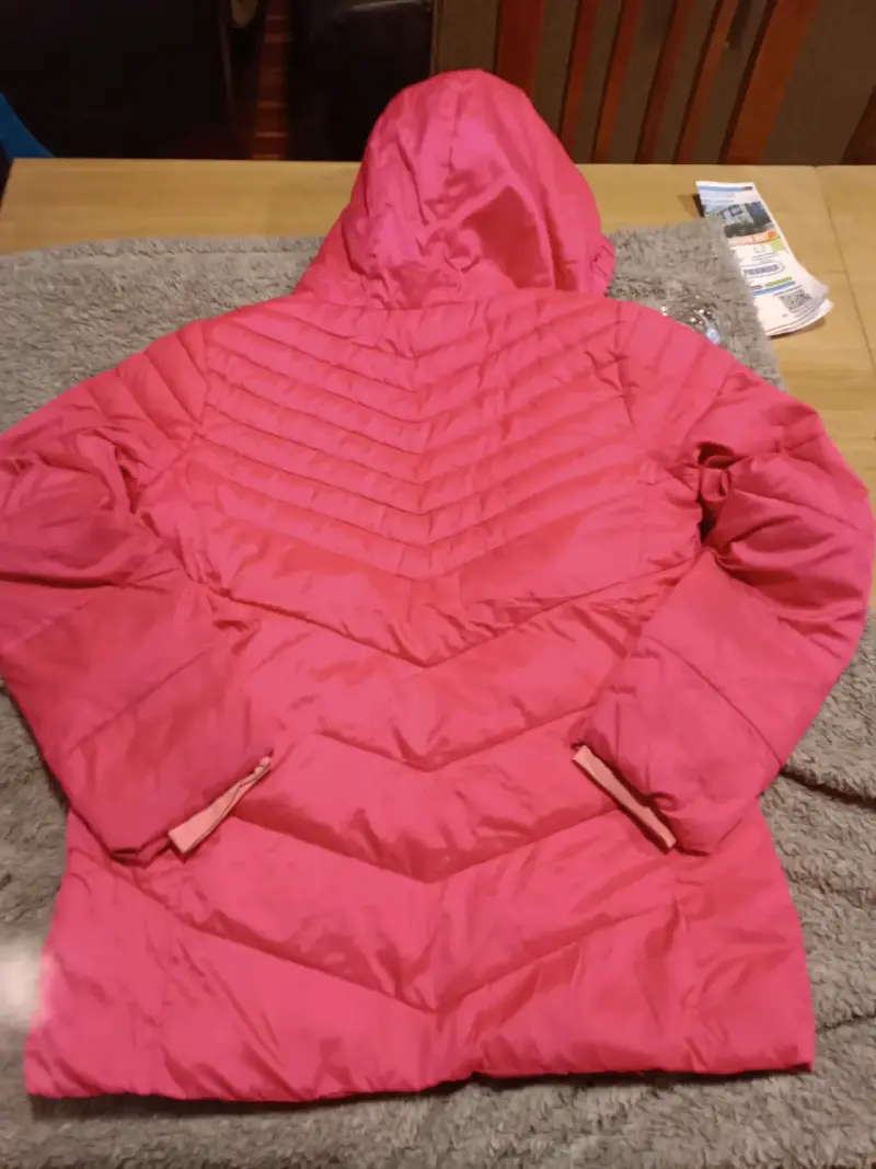 Chaqueta de invierno rosa Champion con capucha - 2