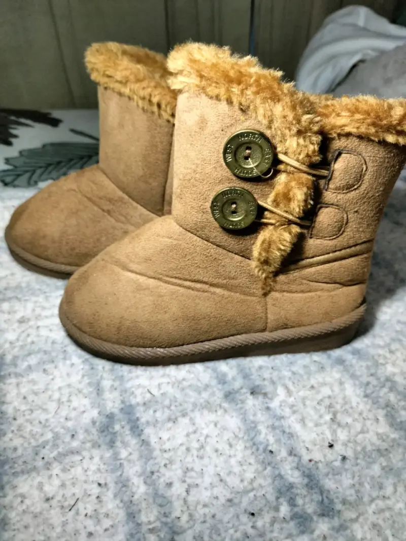 Botas de invierno para niños con forro de felpa - 2